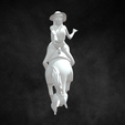 1.png Cowgirl and Bucking Horse STL