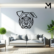 American-pit-bull-terrier-Geometry.png Wall silhouette - American pit bull terrier - Geometry