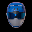 1.png Helmet power ranger beast morpher Blue, Blue