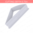 1-7_Of_Pie~3in-cookiecutter-only2.png Slice (1∕7) of Pie Cookie Cutter 3in / 7.6cm