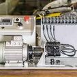 mag-test.jpg aircraft magneto bench test machine part, motor to mag coupler