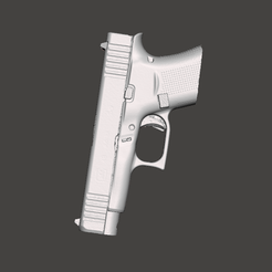 481.png Glock 48 Real Size 3D Gun Mold