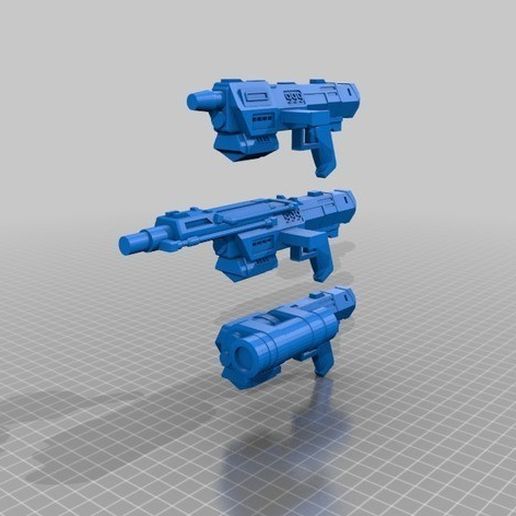 5b232c283563d8ef8ed01a41fa12c75f_preview_featured.jpg Free STL file Republic Commandos Blasters・3D print object to download, mrhers2