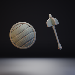 Mace_hammer.png Simple Warcraft Weapons - Mace and Shield