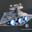 Tea-Light-Star-Destroyer-2.jpg Tea Light Star Destroyer - 3D Print Files