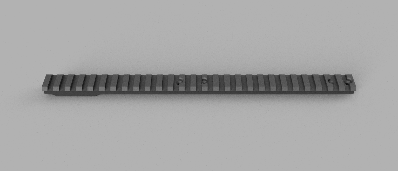 Sw9 Rear Rails Stl STL file R3D SSG-24 extended rail・3D printable model to download・Cults