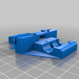 carriage_split_p2.png Sherpa Mini Carriage Mount for Prusa Anet A8 E3D v6 BLTouch Nozzlecam