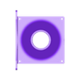 80mm_fan_to_hose_adapter.stl cardboard spool dissposable air filter