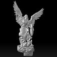 A8.jpg Archangel Michael Bas-Relief 1 3D print model
