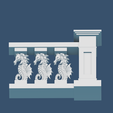 Balustrade-Decoration-with-Seahorse-STL.png Balustrade with seahorse