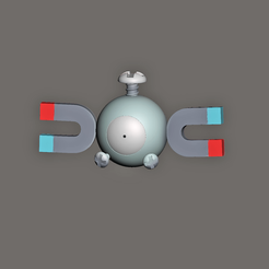 Untitled-7.png Бесплатный 3D файл Magnemite Pokemon Fanart Model・3D-печатная модель для загрузки, DXStudio