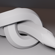 Lapis-02-branco.png Sophisticated Decoration - 3D Knot-shaped Pencil for 3D Printing