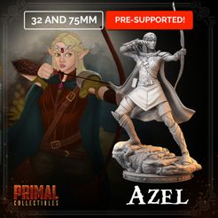 720X720-azel-03-mmf-1.jpg Archivo 3D Elf- Azel (Dungeons and Dragons | Hero Quest)・Diseño imprimible en 3D para descargar