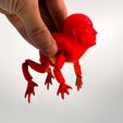 IMG_4920.jpg The Rock Flexi Toad Frog articulated print-in-place no supports Dwayne Johnson
