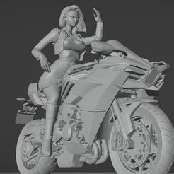 11.jpg Number 18 on Dragon ball motorcycle