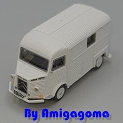 tube 1 87 R.jpg STL file Type H Citroën HO Scale・Template to download and 3D print