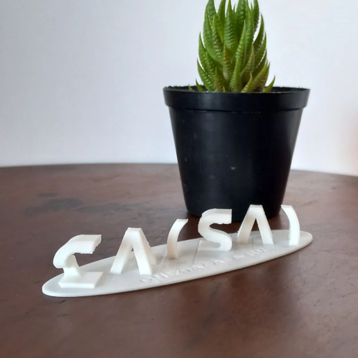 CA(SA) Ambigram 3D model