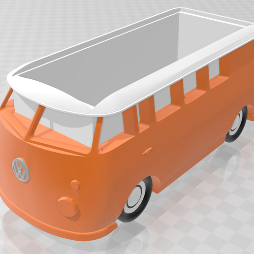 Volkswagen bus aperitif 3D model