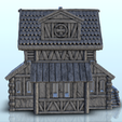 56.png Multi-storred village house (4) - Warhammer Age of Sigmar Alkemy Lord of the Rings War of the Rose Warcrow Saga