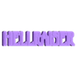 HELLRAISER V2 Logo Display by MANIACMANCAVE3D.stl HELLRAISER V2 Logo Display by MANIACMANCAVE3D
