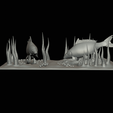 carp-scenery-45cm-13.png two carp scenery in underwather for 3d print detailed texture