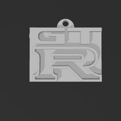 GTR1.jpg Nissan GTR Key Chain