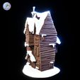 ShriekingShack-CUTIFUL-harry-potter-side-stl.jpg Кричащая хижина - 250 мм - Без MMU, без AMS - Дом с привидениями Гарри Поттера - Многоцветный - Миниатюра Хогсмид Волшебный мир