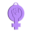 FemPower.stl Feminism Power Keychain