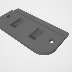 retainer.png Fichier STL Kit de fixation pour porte coulissante Baily・Modèle à télécharger et à imprimer en 3D