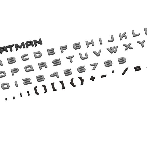 assembly2.jpg Letters and Numbers BATMAN FOREVER Letters and Numbers | Logo