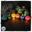 009B.jpg TEALIGHT PUMPKIN FAMILLY 2023 EDITION! - 6 DIFFERENT MODELS