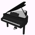 0.png Beethoven PIANO KEYBOARD THEATER WORK SCORE MUSIC SYMPHONY SCIFI TECHNOLOGY Mozart 3D MODEL 4