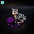 Cat_01.jpg Flexi Cat STL y 3MF