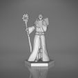 Mage_1_-front_perspective.217.jpg ELF MAGE CHARACTER GAME FIGURES 3D print model