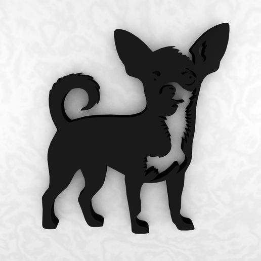 Dog Wall Decoration D131 3D model