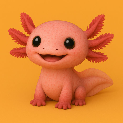 24 Axolotl 3D Flessibili - Giocattoli Simpatici E Colorati Per Bambini E Adulti, Perfetti Come Regalo O Decorazione Da Scrivania