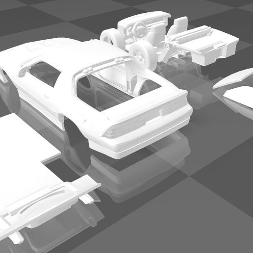Captura-de-pantalla-2026-01-01-204458.jpg Chevrolet Camaro IROC-Z 1990 – Detailed Separate Parts Model Kit – STL for 3D Printing