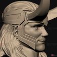 07b.jpg Loki Head - Tom Hiddleston - Marvel Comics - High Quality 3D print model