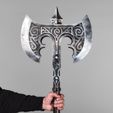 Steel-Battleaxe-replica-prop-from-Skyrim-by-Blasters4Masters_5.jpg Steel Battleaxe Skyrim Prop Replica Weapon The Elder Scrolls V