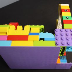 Fichier STL gratuit Plateau tournant Lego Duplo avec roulements à