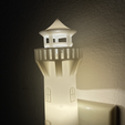 KERR STREET Cute 3D Nightlight Lighthouse for Nurseries and Childrens's Rooms