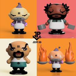 230414_ABRIL_007.png STL file PUCCA_CHEF_HO_LINGUINI_TIO DUMPLING・3D print design to download