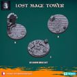 720X720-render1-6.jpg Lost Mage Tower Set 3x50mm (Pre-supported)