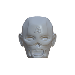 IMG_0391.png Fichier STL Porte-plume Zombie Captain America・Design à télécharger et à imprimer en 3D