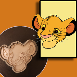 simba_copertina.png Fichier STL Découpeur de biscuits Simba・Plan imprimable en 3D à télécharger, CookieMaster