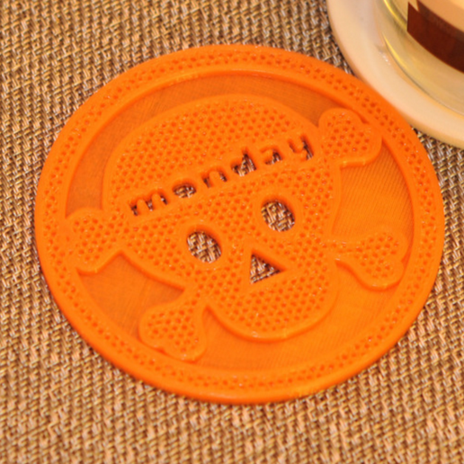 Skull Coaster 3D model preview