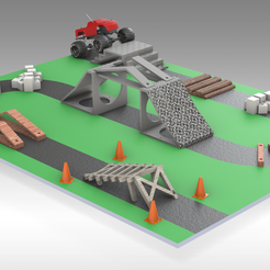 Untitled-770.png STL file Mini Crawler Course Track・3D printable design to download