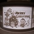 SDC10004.JPG Christmas lithophane tier cake