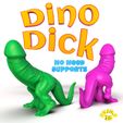 dinoDick.jpg STL file Dino Dick Classic・3D printer model to download