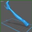 screenShot_right_leg_AND_boot.png STL file Bombshell Pinups – 04 Black Canary- by SPARX・3D printing idea to download
